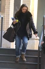 KEIRA KNIGHTLEY Leaves Her Apartment in New York 11/14/2015