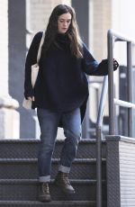 KEIRA KNIGHTLEY Leaves Her Apartment in New York 11/25/2015