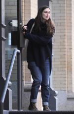 KEIRA KNIGHTLEY Leaves Her Apartment in New York 11/25/2015