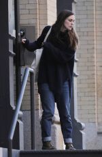 KEIRA KNIGHTLEY Leaves Her Apartment in New York 11/25/2015