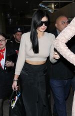 KENDALL and KYLIE JEENER Arrives at LAX AIrport in Los Angeles 11/19/2015