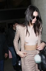 KENDALL and KYLIE JEENER Arrives at LAX AIrport in Los Angeles 11/19/2015