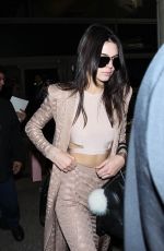KENDALL and KYLIE JEENER Arrives at LAX AIrport in Los Angeles 11/19/2015