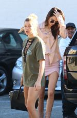 KENDALL JENNER and HAILEY BALDWIN Arrives at Fred Segal in West Hollywood 11/21/2015