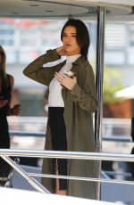 KENDALL JENNER Arrives at a Yacht in Sydney 11/17/2015