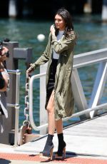 KENDALL JENNER Arrives at a Yacht in Sydney 11/17/2015