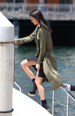 KENDALL JENNER Arrives at a Yacht in Sydney 11/17/2015