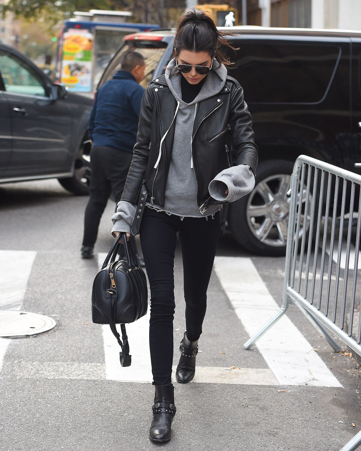 KENDALL JENNER Arrives at Victoria’s Secret Fashion Show Rehearsal in ...