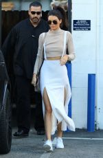 KENDALL JENNER Out and About in Los Angeles 11/04/2015