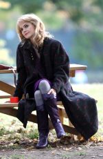 KERI RUSSELL on the Set of The Americans in Queens 11/07/2015