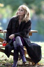 KERI RUSSELL on the Set of The Americans in Queens 11/07/2015