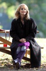 KERI RUSSELL on the Set of The Americans in Queens 11/07/2015