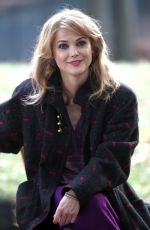 KERI RUSSELL on the Set of The Americans in Queens 11/07/2015