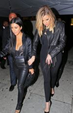KHLOE KARDASHIAN Arrives Kendall Jenner’s 20th Birthday Party at The Nice Guy in West Hollywood 11/03/2015