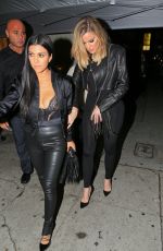 KHLOE KARDASHIAN Arrives Kendall Jenner’s 20th Birthday Party at The Nice Guy in West Hollywood 11/03/2015