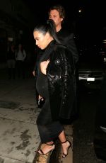 KIM KARDASHIAN Arrives Kendall Jenner’s 20th Birthday Party at The Nice Guy in West Hollywood 11/03/2015