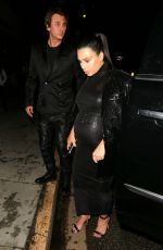 KIM KARDASHIAN Arrives Kendall Jenner’s 20th Birthday Party at The Nice Guy in West Hollywood 11/03/2015