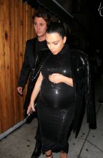KIM KARDASHIAN Arrives Kendall Jenner’s 20th Birthday Party at The Nice Guy in West Hollywood 11/03/2015
