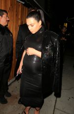 KIM KARDASHIAN Arrives Kendall Jenner’s 20th Birthday Party at The Nice Guy in West Hollywood 11/03/2015