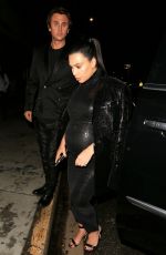 KIM KARDASHIAN Arrives Kendall Jenner’s 20th Birthday Party at The Nice Guy in West Hollywood 11/03/2015