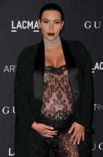 KIM KARDASHIAN at LACMA 2015 Art+Film Gala Honoring James Turrell and Alejandro G Inarritu in Los Angeles 11/07/2015