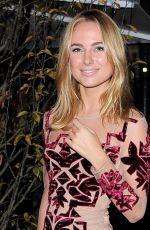 KIMBERLY GARNER at German Gymnasium Restaurant Launch in London 11/13/2015