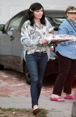 KIRSTEN DUNST Arrives at Her Mother