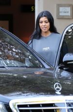 KOURTNEY KARDASHIAN Out and About in Sherman Oaks 10/30/2015