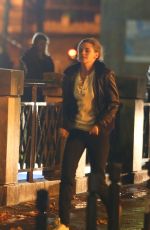 KRISTEN STEWART on the Evening Set of Personal Shopper in Paris 11/06/2015