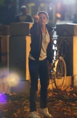 KRISTEN STEWART on the Evening Set of Personal Shopper in Paris 11/06/2015