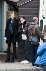 KRISTEN STEWART on the Set of Personal Shopper at a Park in Paris 11/03/2015