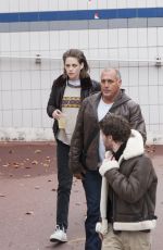 KRISTEN STEWART on the Set of Personal Shopper at a Park in Paris 11/03/2015