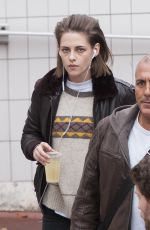 KRISTEN STEWART on the Set of Personal Shopper at a Park in Paris 11/03/2015
