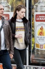 KRISTEN STEWART on the Set of Personal Shopper at a Park in Paris 11/03/2015