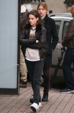 KRISTEN STEWART on the Set of Personal Shopper at a Park in Paris 11/03/2015