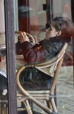 KRISTEN STEWART on the Set of Personal Shopper at a Park in Paris 11/03/2015