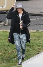 KRISTEN STEWART on the Set of Personal Shopper in Prague 11/25/2015