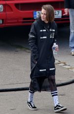 KRISTEN STEWART on the Set of Personal Shopper in Prague 11/25/2015