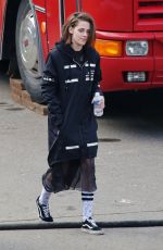 KRISTEN STEWART on the Set of Personal Shopper in Prague 11/25/2015