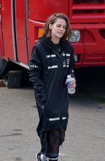 KRISTEN STEWART on the Set of Personal Shopper in Prague 11/25/2015