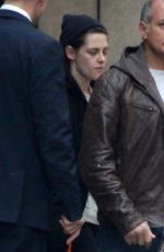 KRISTEN STEWART on the Set of Personal Shopper in Prague 11/28/2015