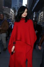 KRYSTEN RITTER Arrives at Today Show 11/16/2015
