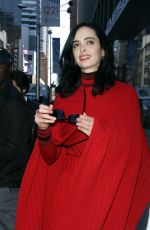KRYSTEN RITTER Arrives at Today Show 11/16/2015