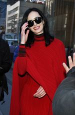 KRYSTEN RITTER Arrives at Today Show 11/16/2015
