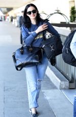 KRYSTEN RITTER at LAX Airport in Los Angeles 11/25/2015