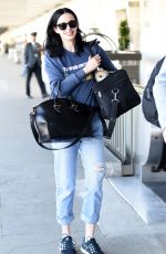 KRYSTEN RITTER at LAX Airport in Los Angeles 11/25/2015