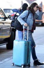 KRYSTEN RITTER at LAX Airport in Los Angeles 11/25/2015