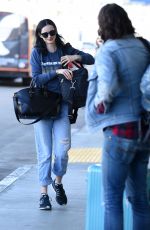 KRYSTEN RITTER at LAX Airport in Los Angeles 11/25/2015