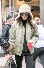 KYLIE and KENDALL JENNER Leaves Ugg Flagship Store in New York 11/11/2015