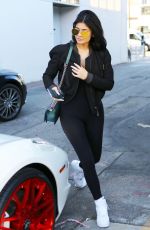 KYLIE JENNER at Cedars-Sinai Hospital in Los Angeles 11/06/2015